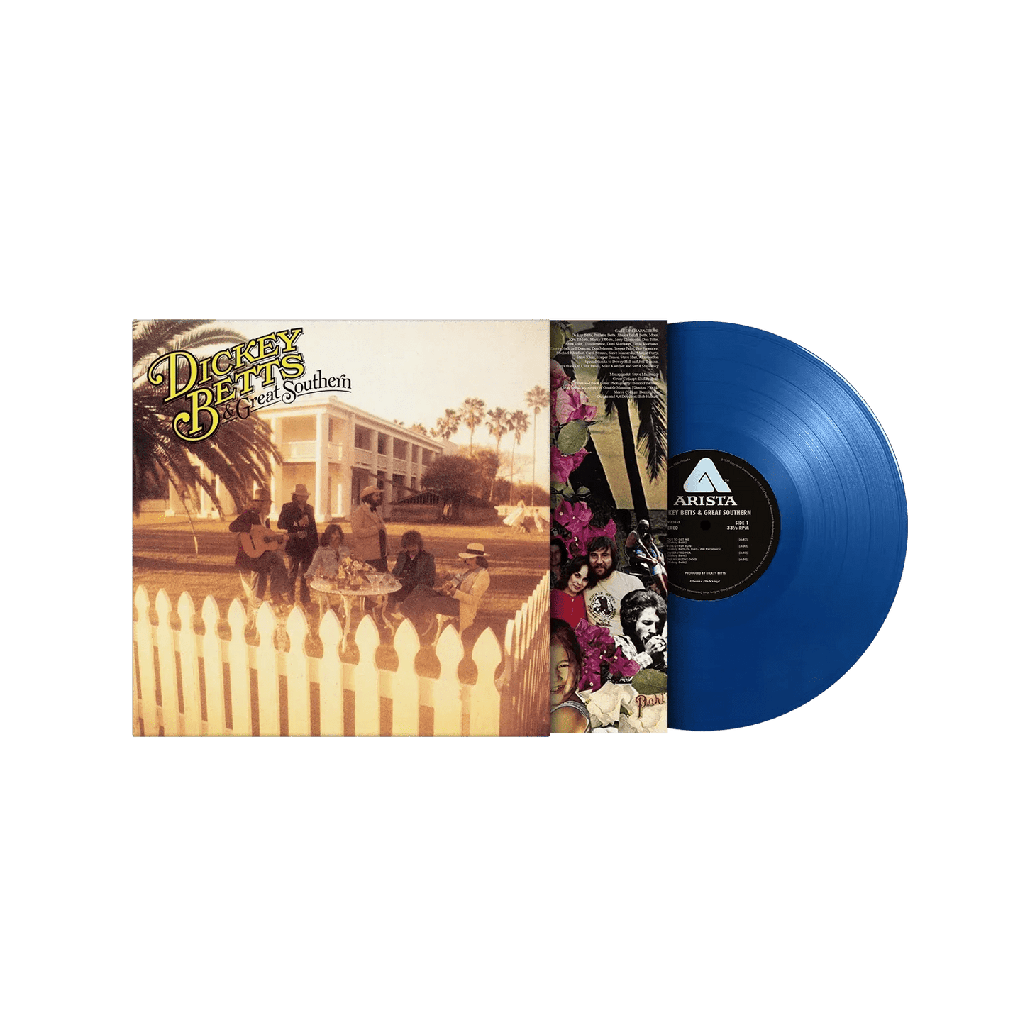 1977 Dickey Betts album on blue coloured vinyl, limited to 750 numbered copies