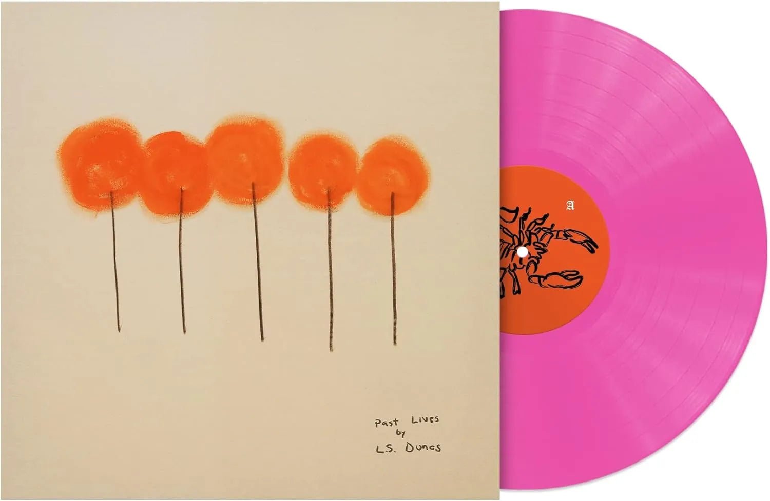 Past Lives L.S. Dunes LP pink vinyl collector edition with high-energy tracks