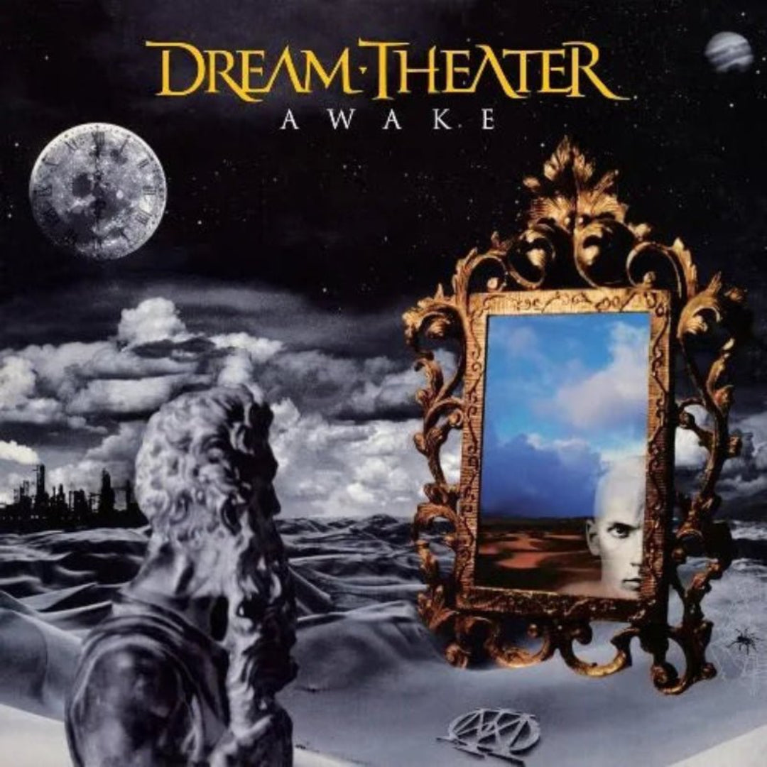 Dream Theater Awake 2 LP clear vinyl set with original artwork and deluxe sleeve.