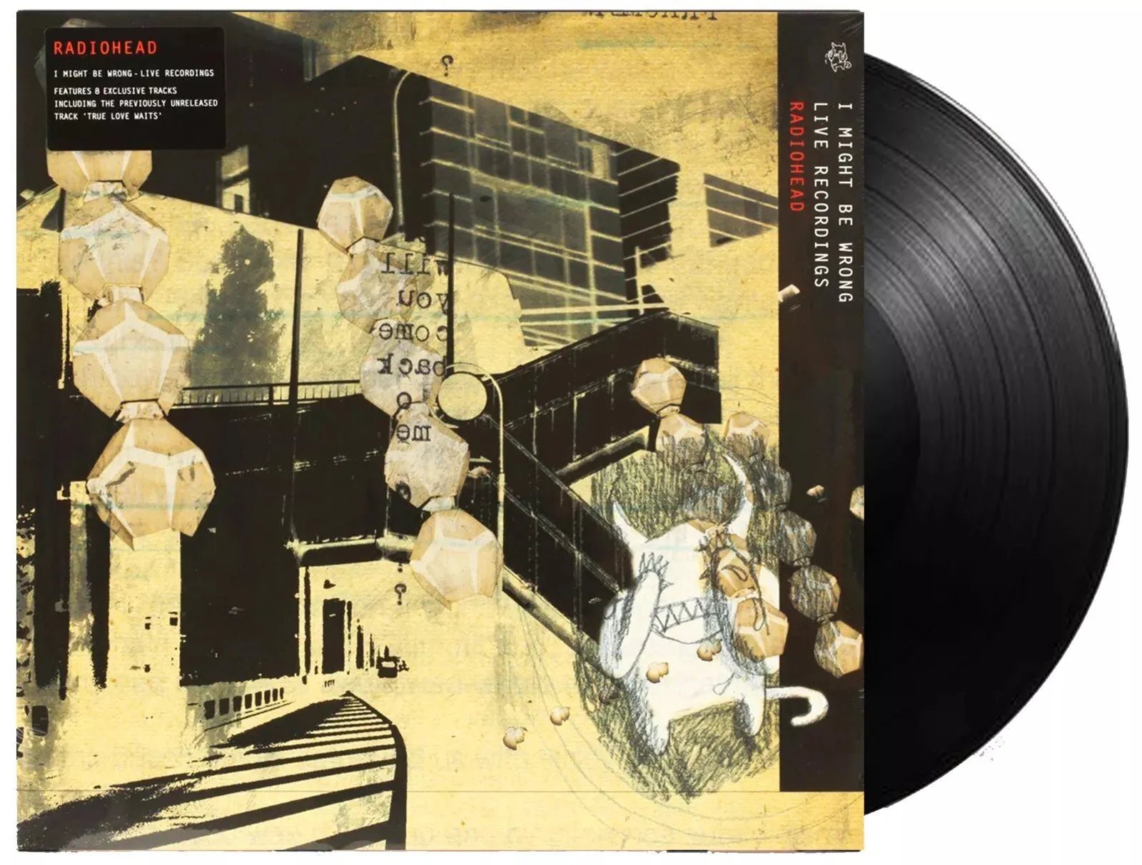 I Might Be Wrong Live Recordings CD by Radiohead 2001 tour

