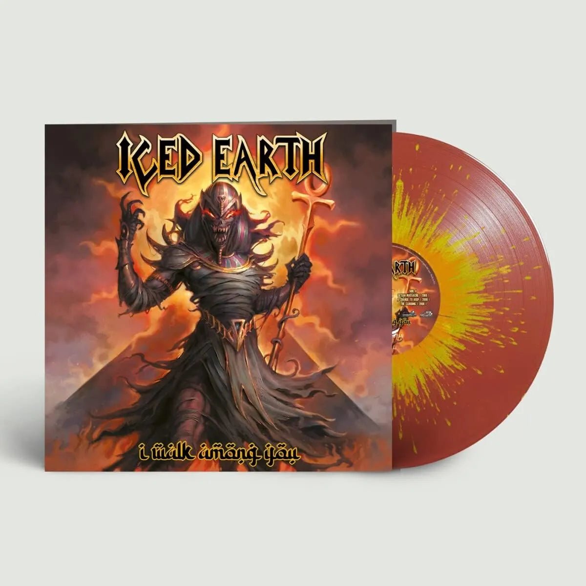I Walk Among You Iced Earth LP heavy metal vinyl collectible splatter edition