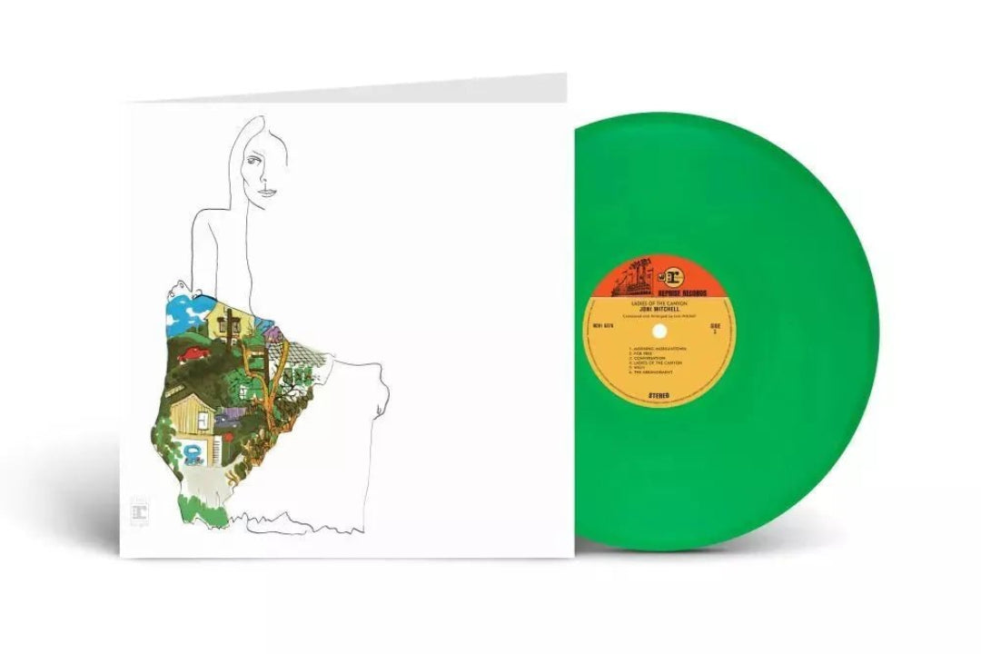 Ladies Of The Canyon Joni Mitchell green coloured vinyl LP folk rock classic