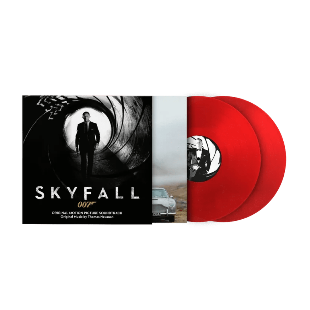 Skyfall 2012 original score by Thomas Newman on translucent red vinyl double LP edition