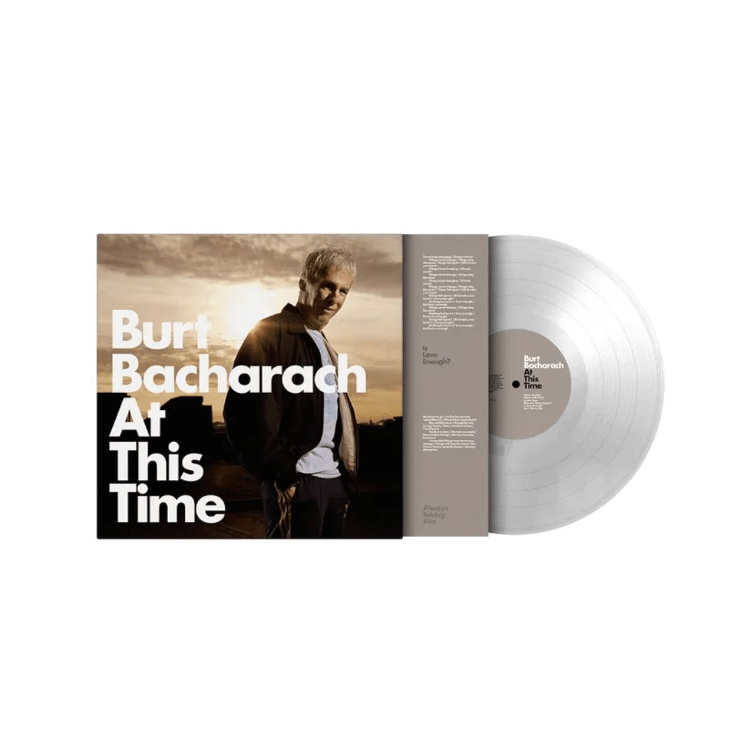 At This Time by Burt Bacharach 2005 album on clear vinyl record