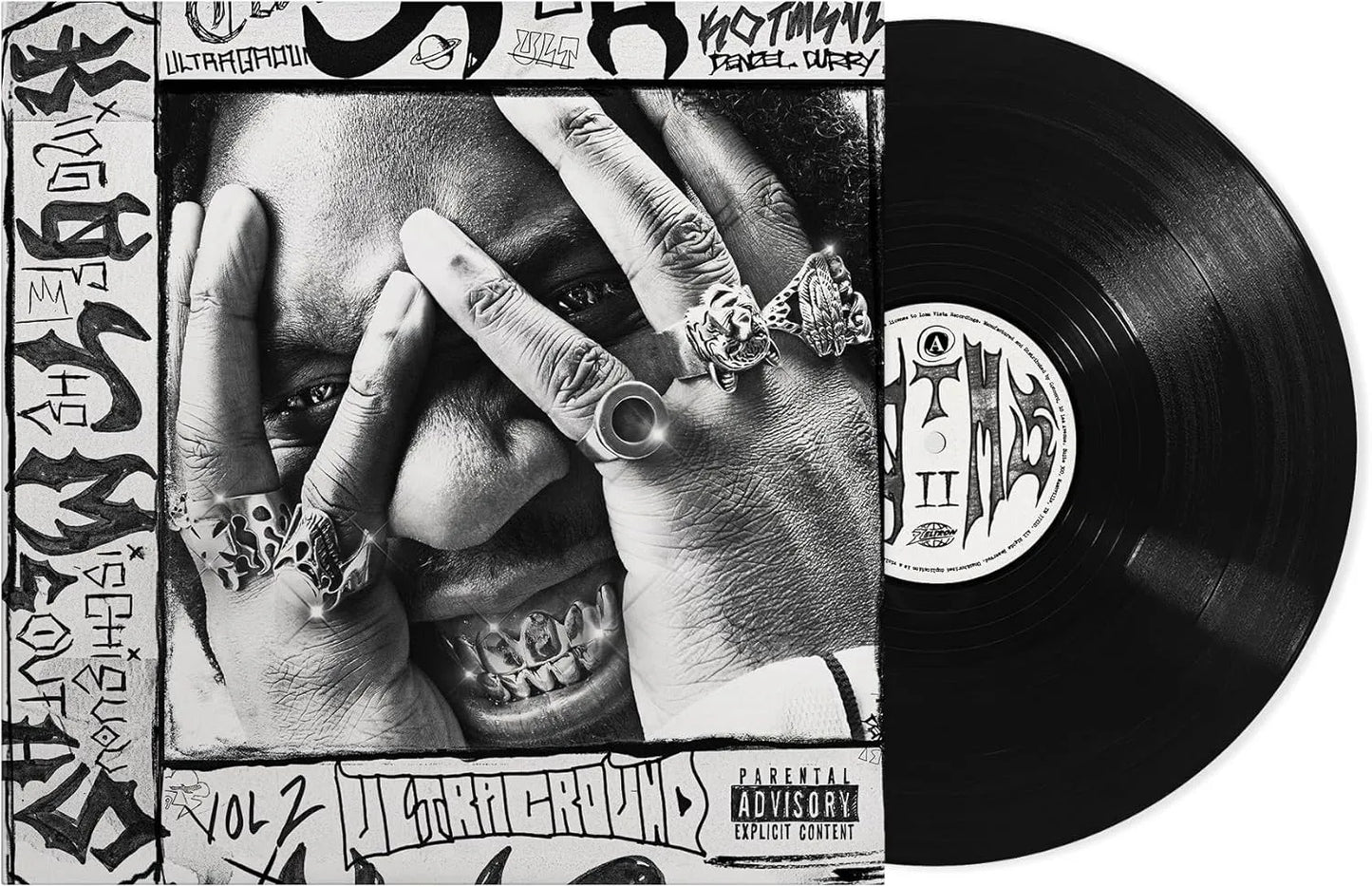 King Of The Mischievous South Vol 2 by Denzel Curry LP cover hip hop artwork