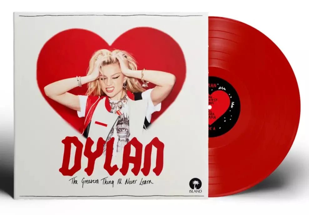 Dylan The Greatest Thing I'll Never Learn red vinyl LP album cover artwork