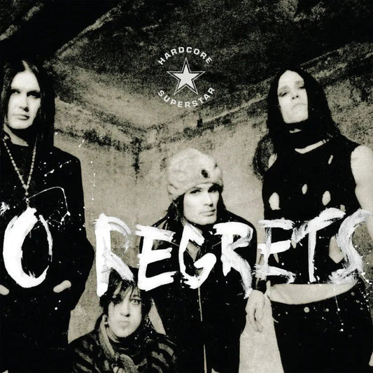 Hardcore Superstar – No Regrets on limited edition black & crystal clear marbled vinyl
