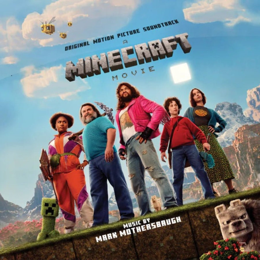 A Minecraft Movie 2LP vinyl soundtrack featuring Jack Black, BENEE, Dayglow, and Dirty Honey

