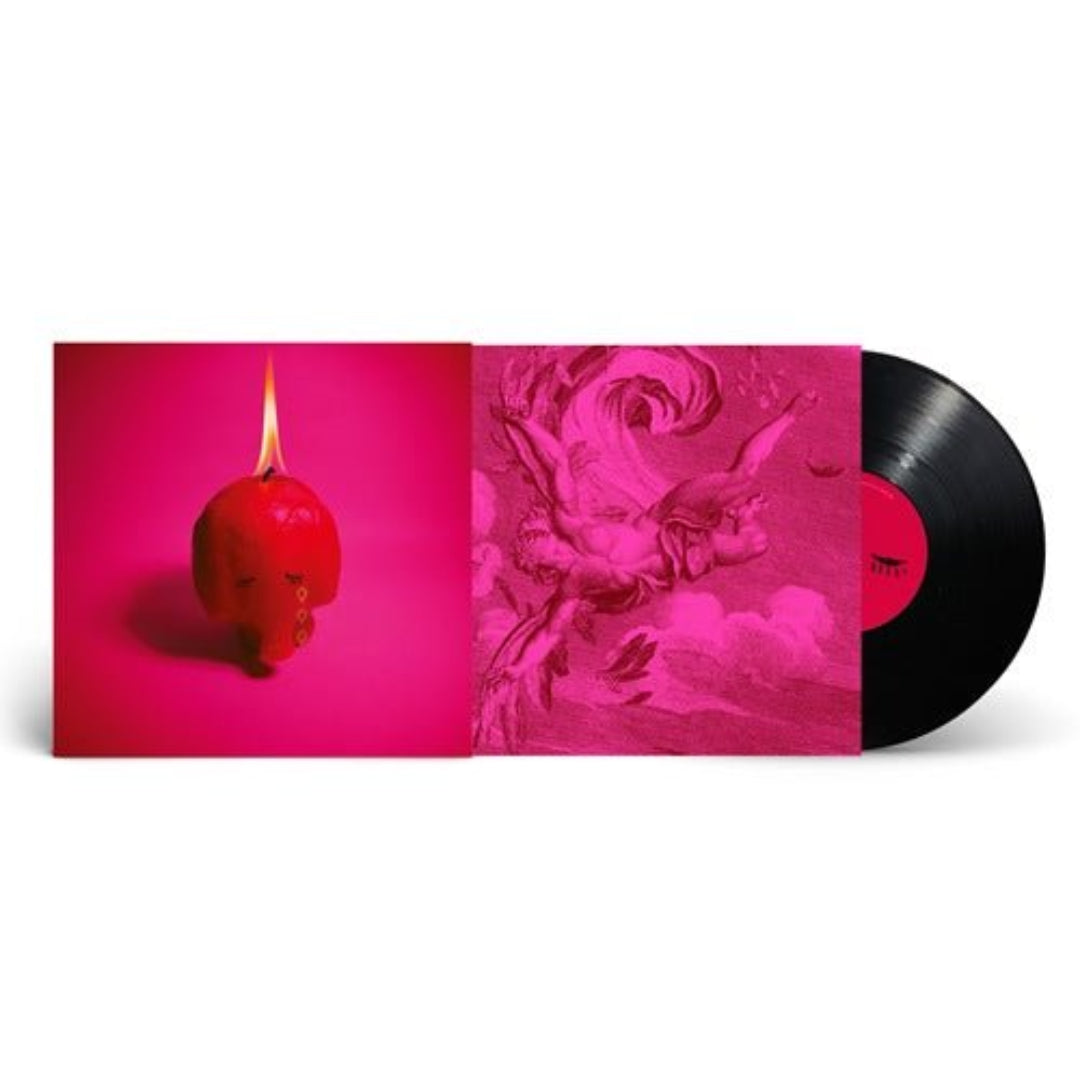 Pink Elephant Arcade Fire LP vinyl sleeve and record edition