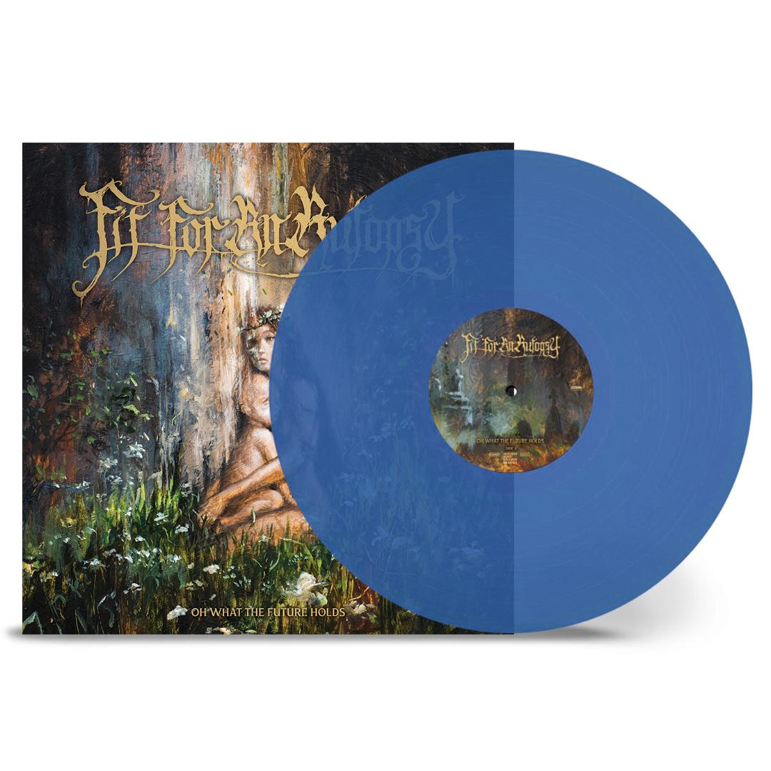 Oh What The Future Holds LP by Fit For An Autopsy transparent blue vinyl pressing