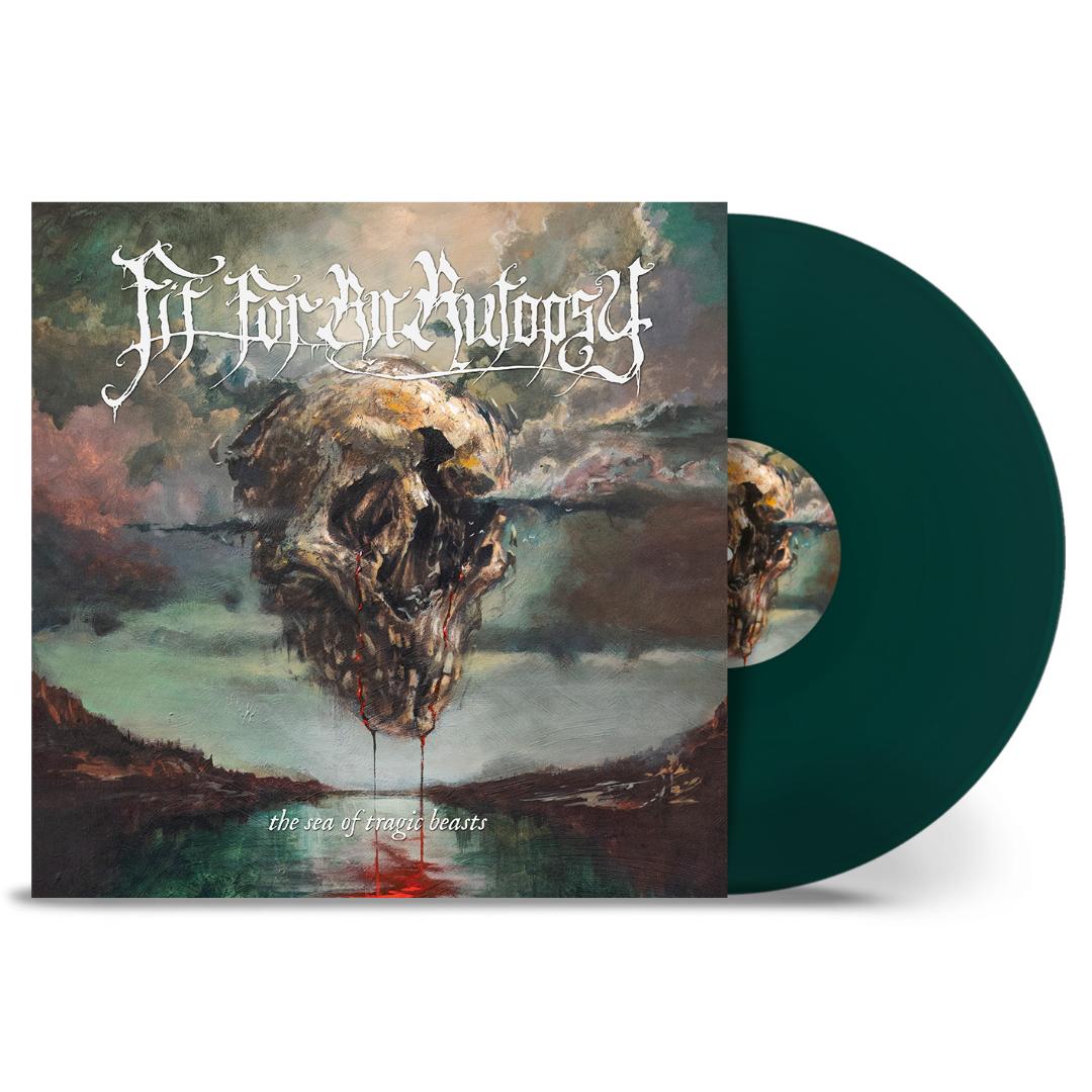 The Sea Of Tragic Beasts LP by Fit For An Autopsy green vinyl pressing heavy metal