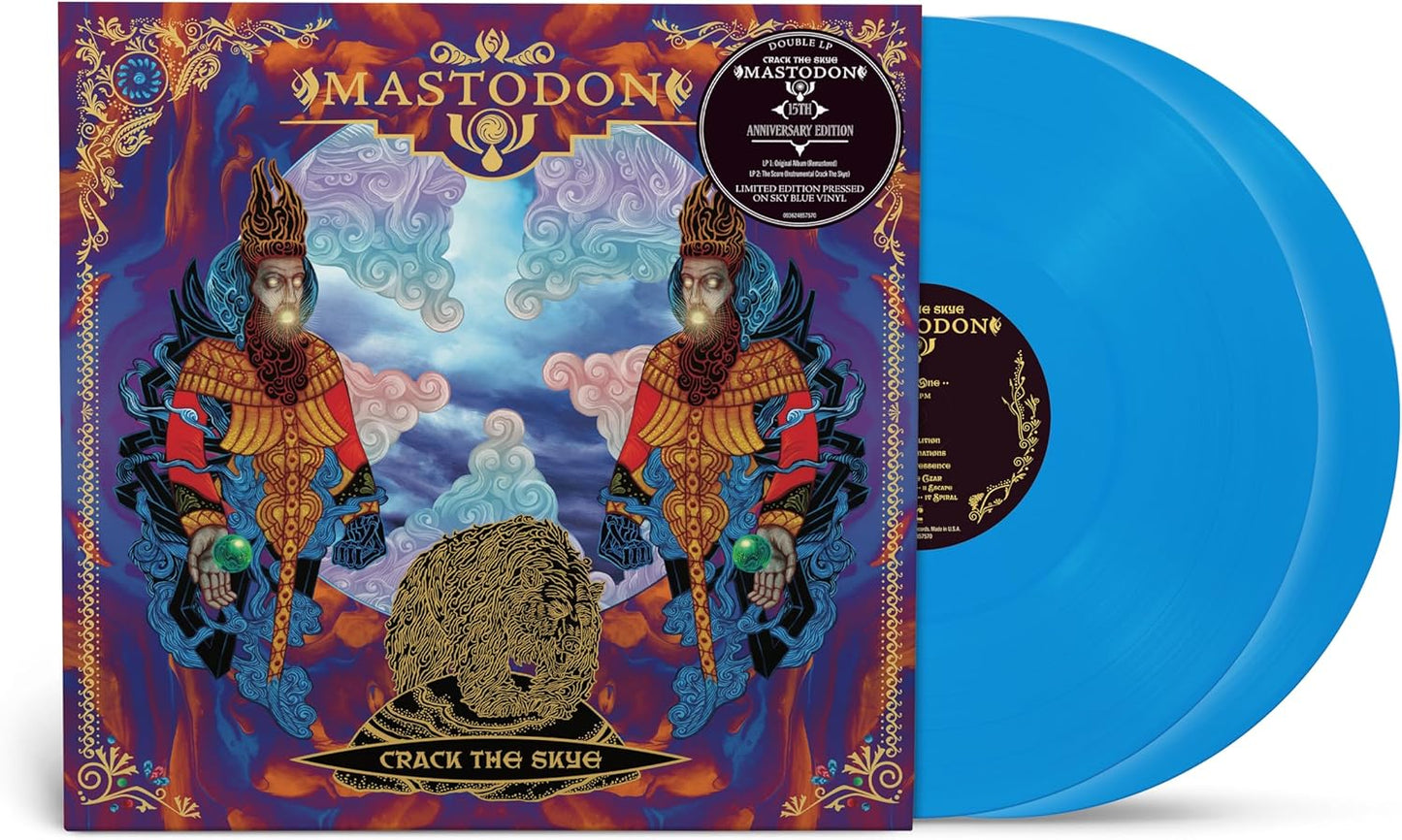 Crack The Skye 2 LP by Mastodon vinyl pressing sky blue edition heavy prog metal