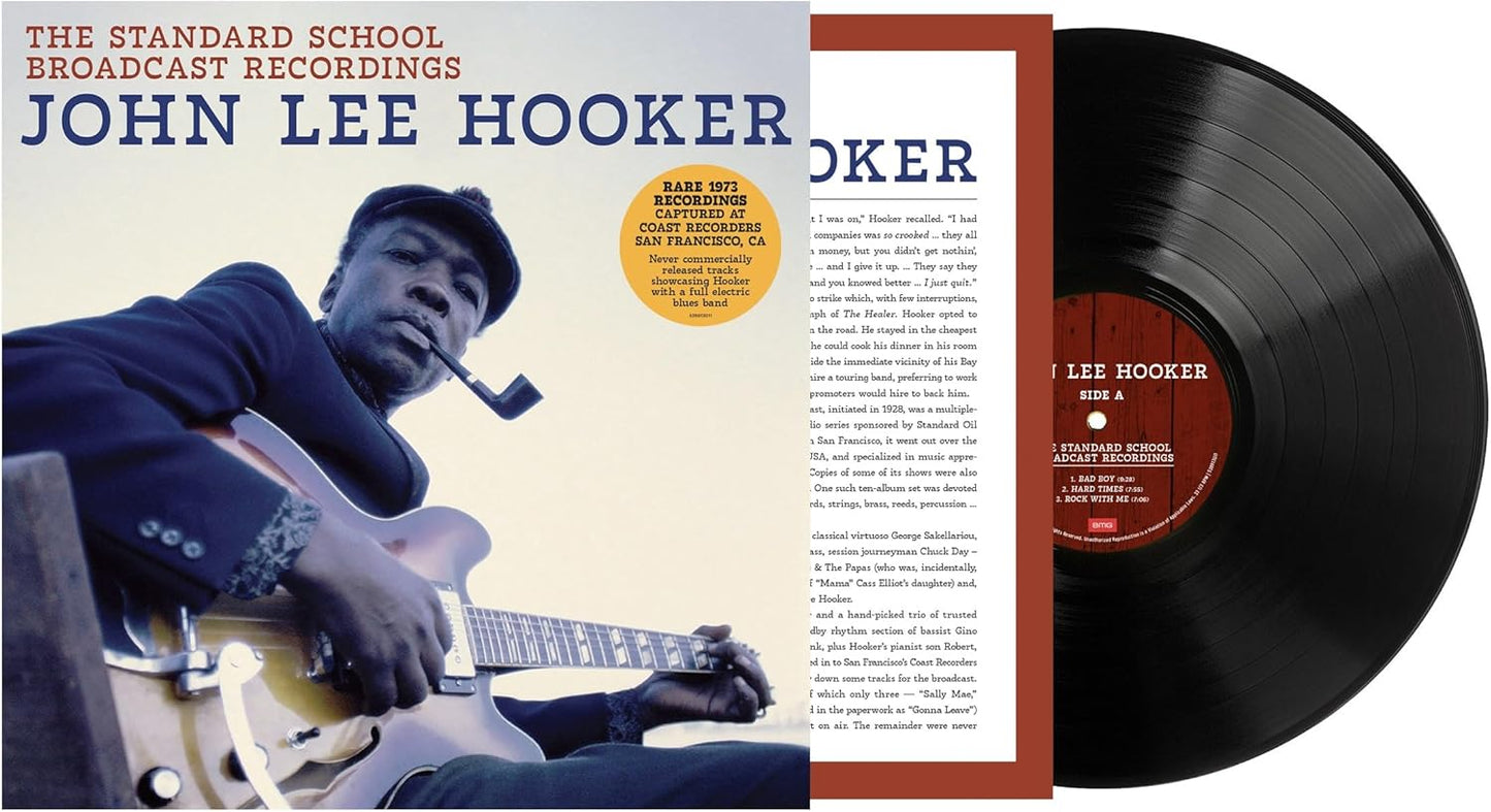 The Standard School Broadcast Recordings LP by John Lee Hooker vintage blues vinyl