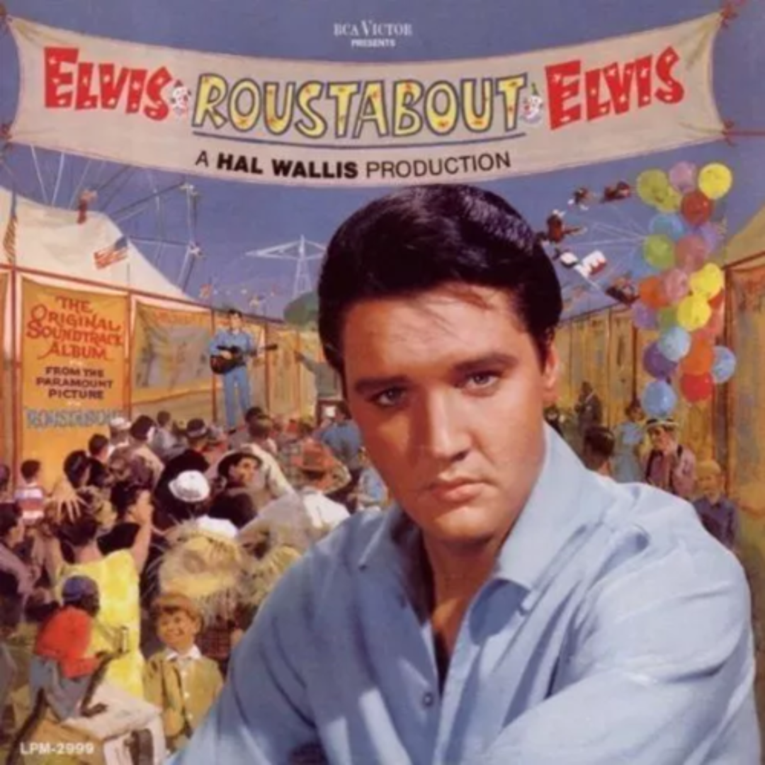 Elvis Presley Roustabout CD album cover classic rock and roll soundtrack
