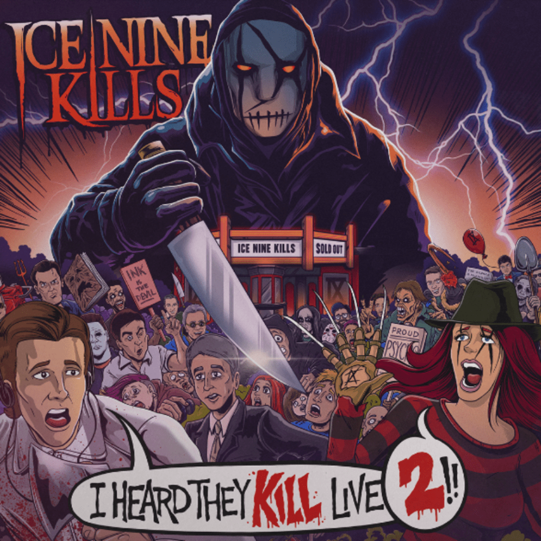 Ice Nine Kills I Heard They KILL Live 2 LP vinyl album featuring explosive live tracks