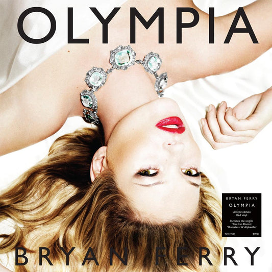 Bryan Ferry’s Olympia album cover with elegant art rock and electronic vibes