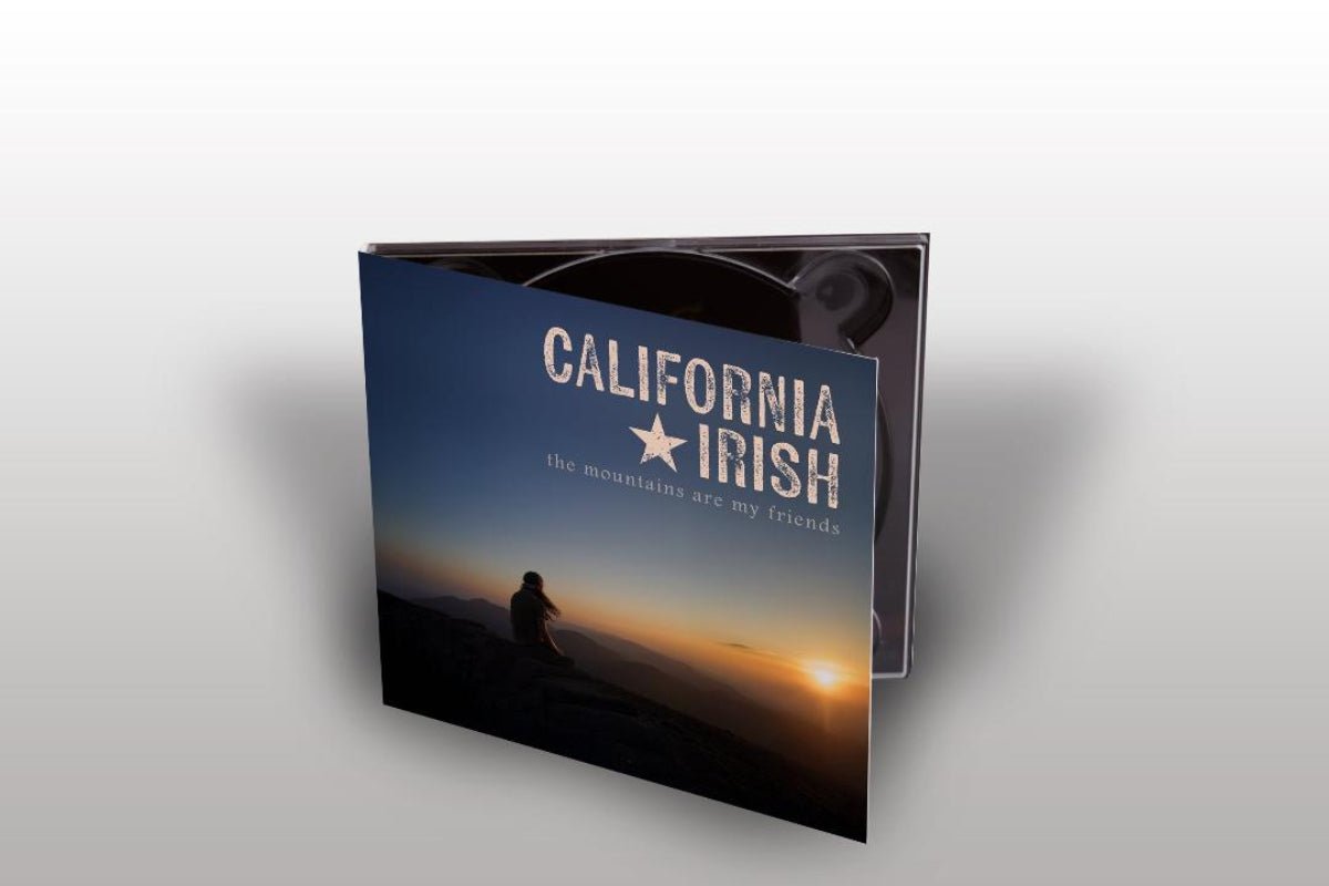 Belfast folk band California Irish debut album packaging and artwork


