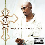 Tupac Shakur’s Loyal to the Game artwork featuring black and gold contrast