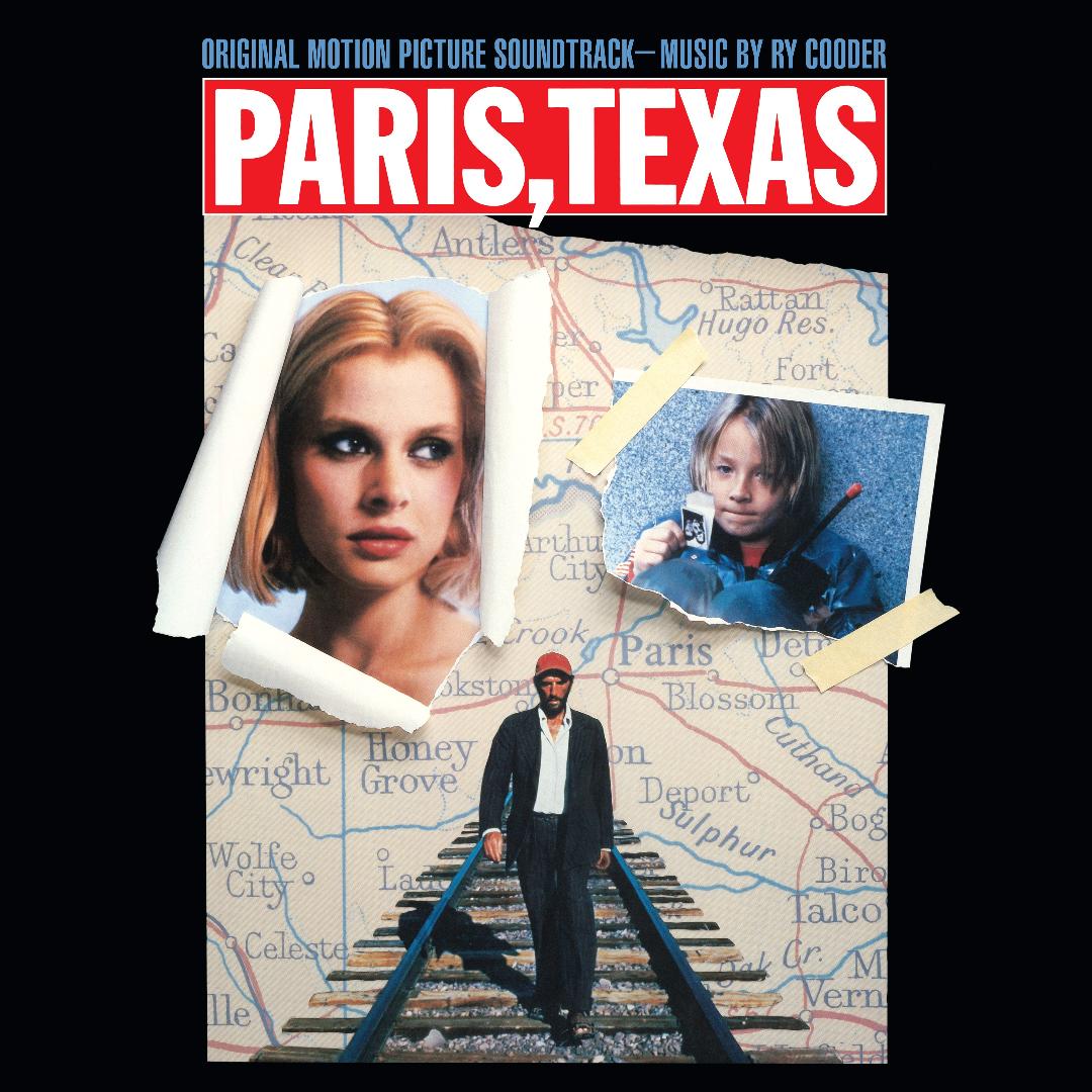 Ry Cooder Paris Texas soundtrack LP red vinyl movie score instrumental guitar