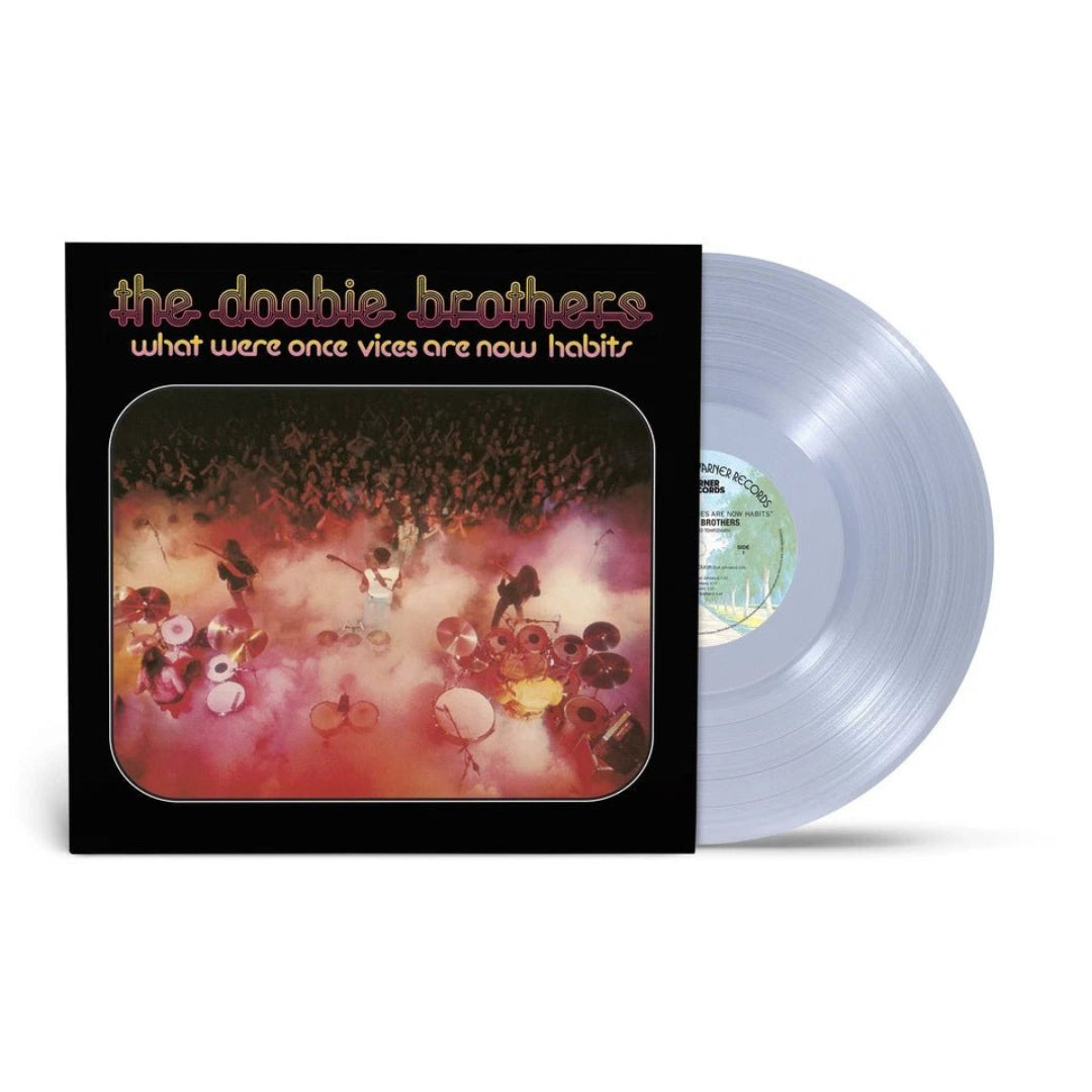 What Were Once Vices Are Now Habits The Doobie Brothers clear vinyl LP sleeve