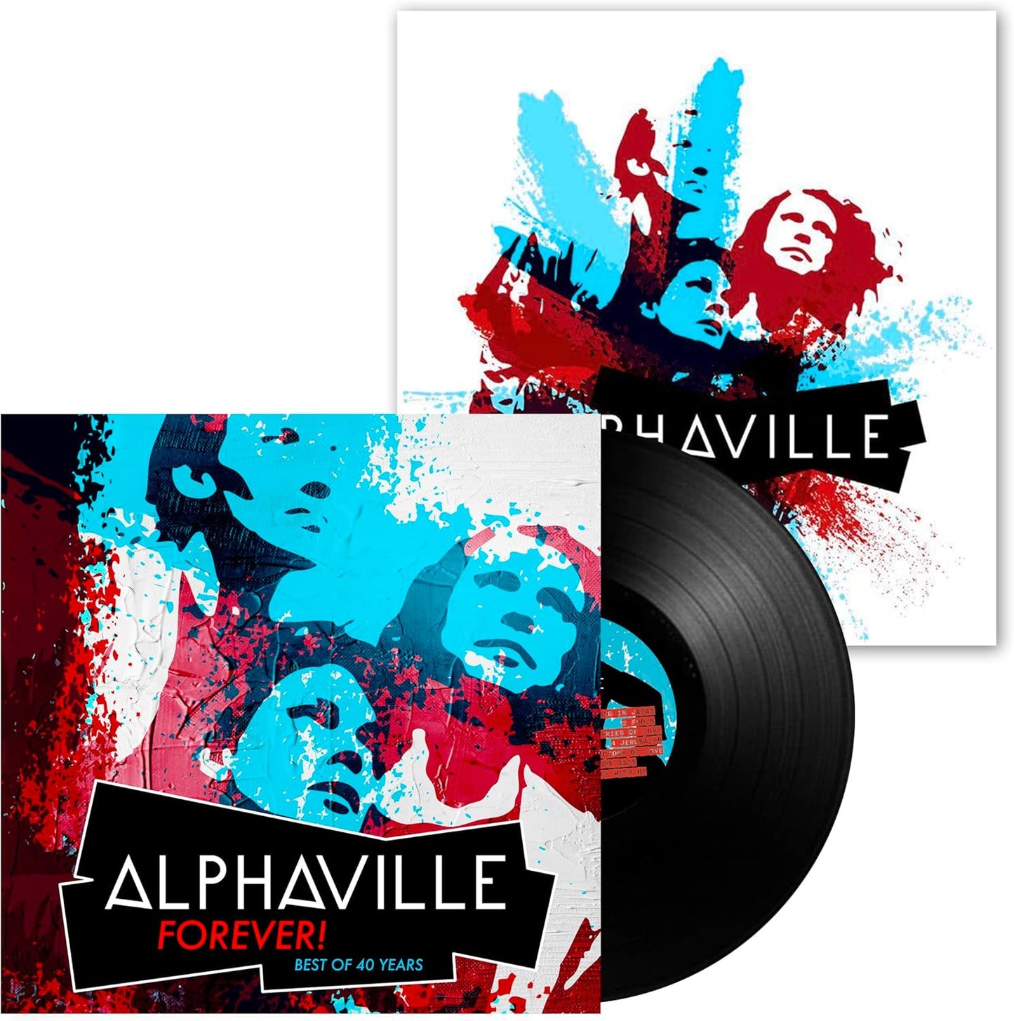 Alphaville Greatest Hits 1LP featuring classic tracks like “Forever Young” and “Big in Japan” with iconic cover artwork.