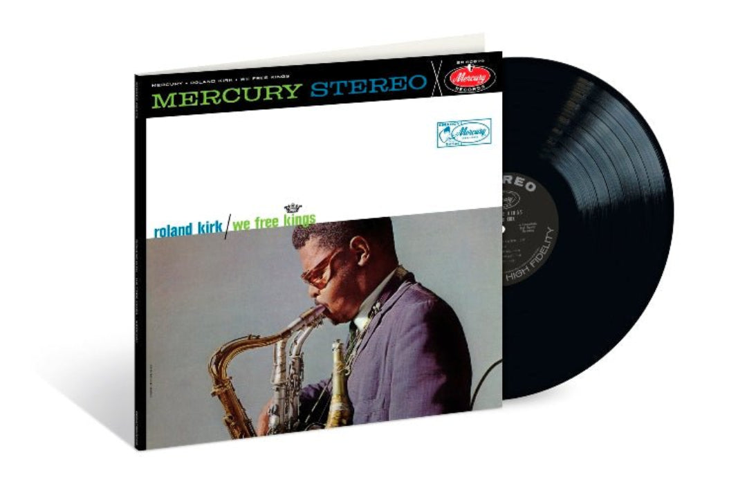 Album cover for Rahsaan Roland Kirk’s 1962 jazz classic We Free Kings