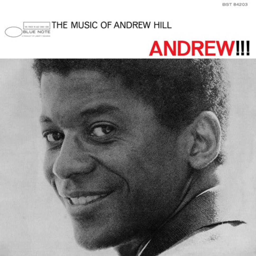 Classic inside-out jazz compositions by Andrew Hill, featuring Gilmore and Hutcherson.