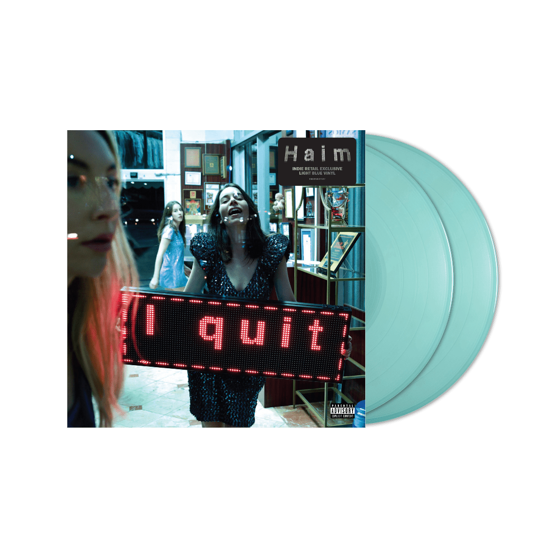 I Quit album by HAIM, highlighting their evolution and passion for live performances.