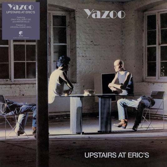 Yazoo album cover for Upstairs at Eric’s with Vince Clarke and Alison Moyet
