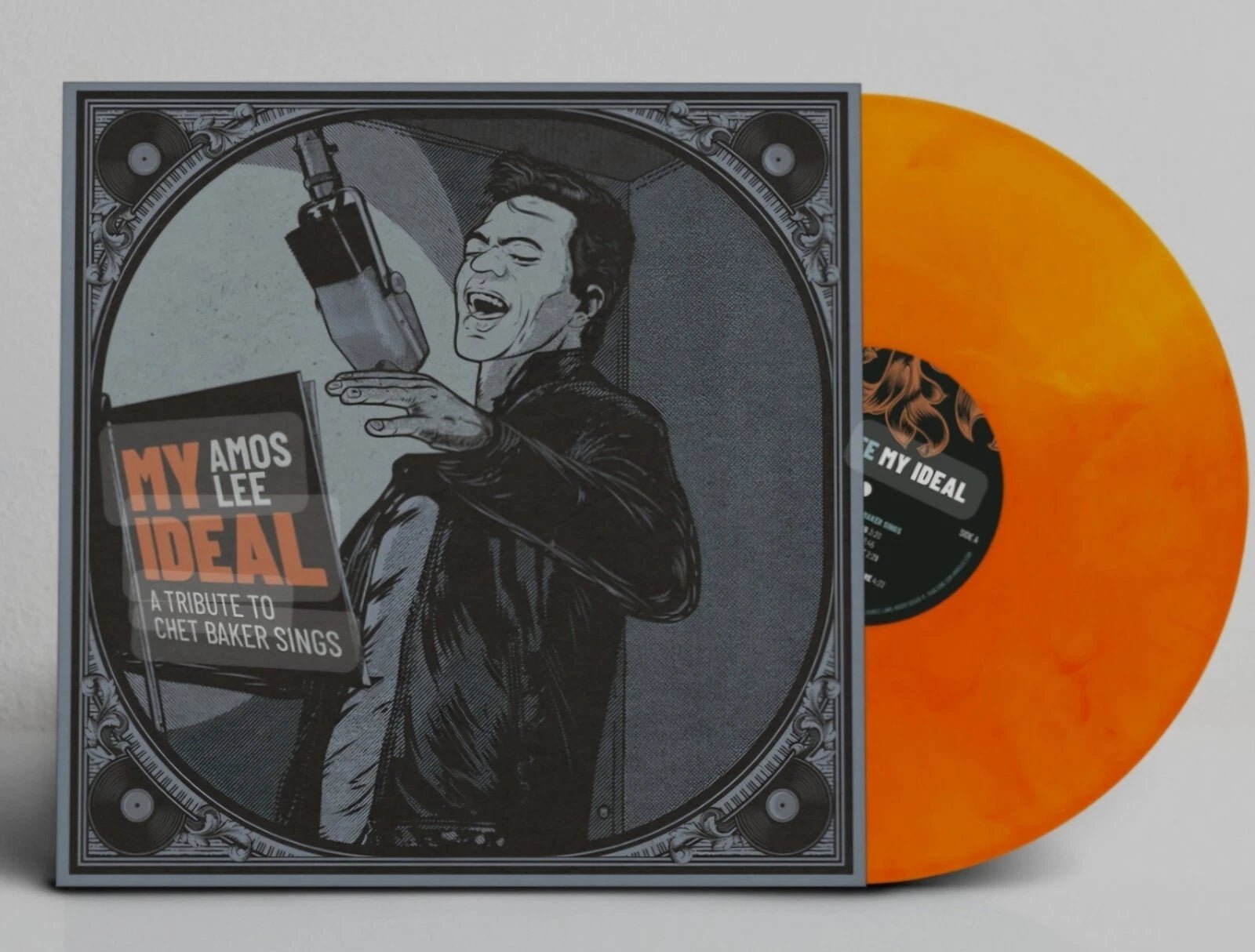 My Ideal LP by Amos Lee record sleeve sunburst vinyl singer-songwriter album