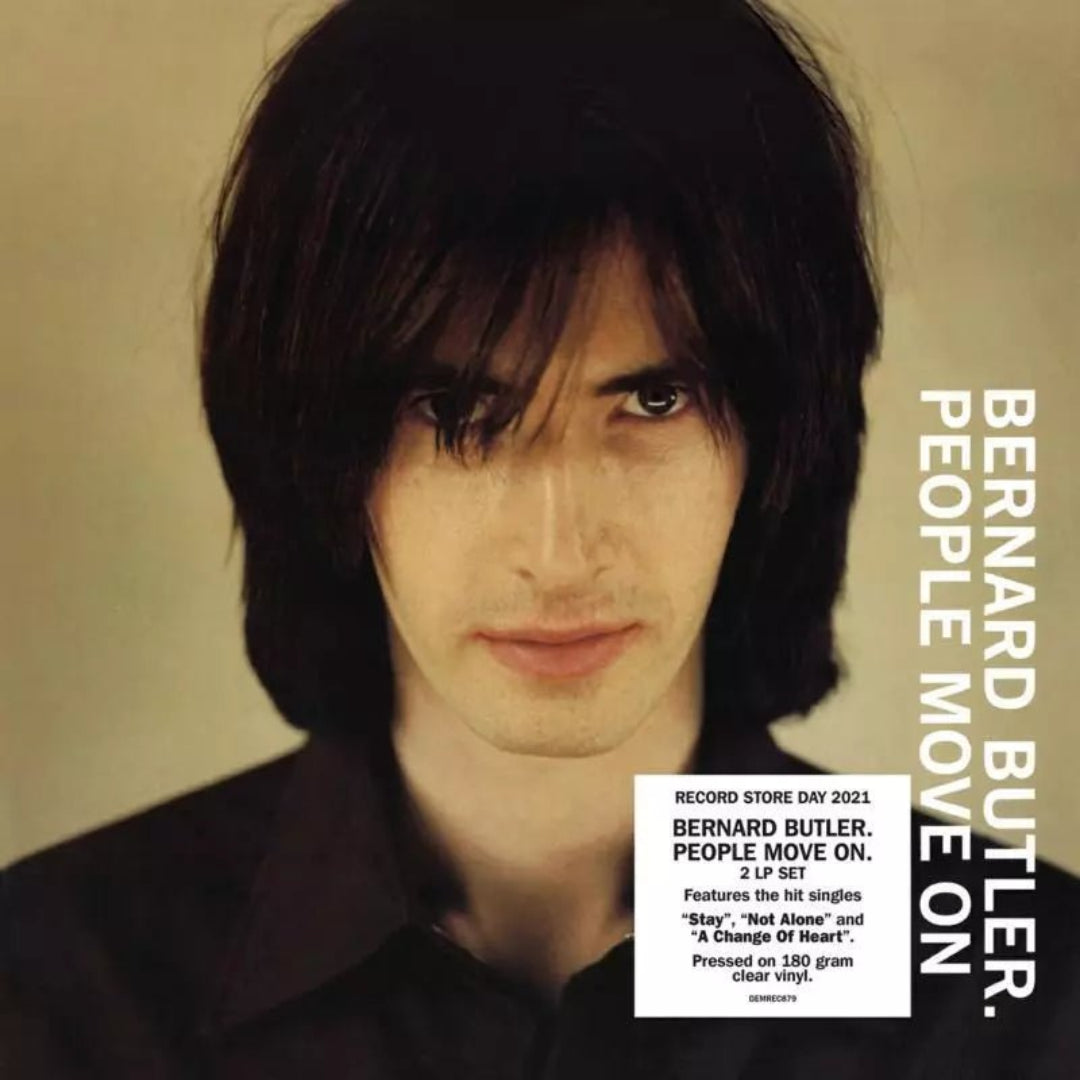 Bernard Butler People Move On 2 LP clear vinyl album cover Britpop 1998 release