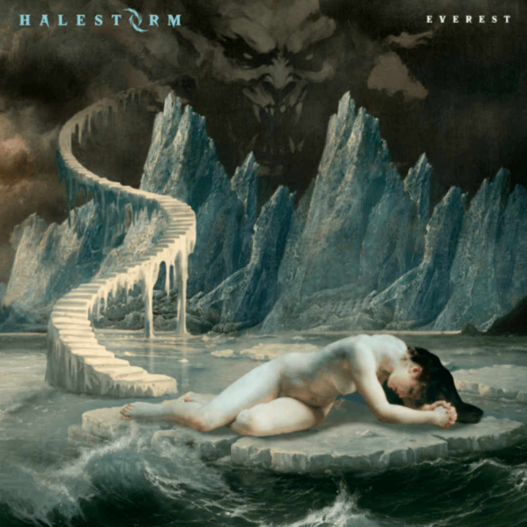 Halestorm Everest album cover featuring striking mountain-themed artwork

