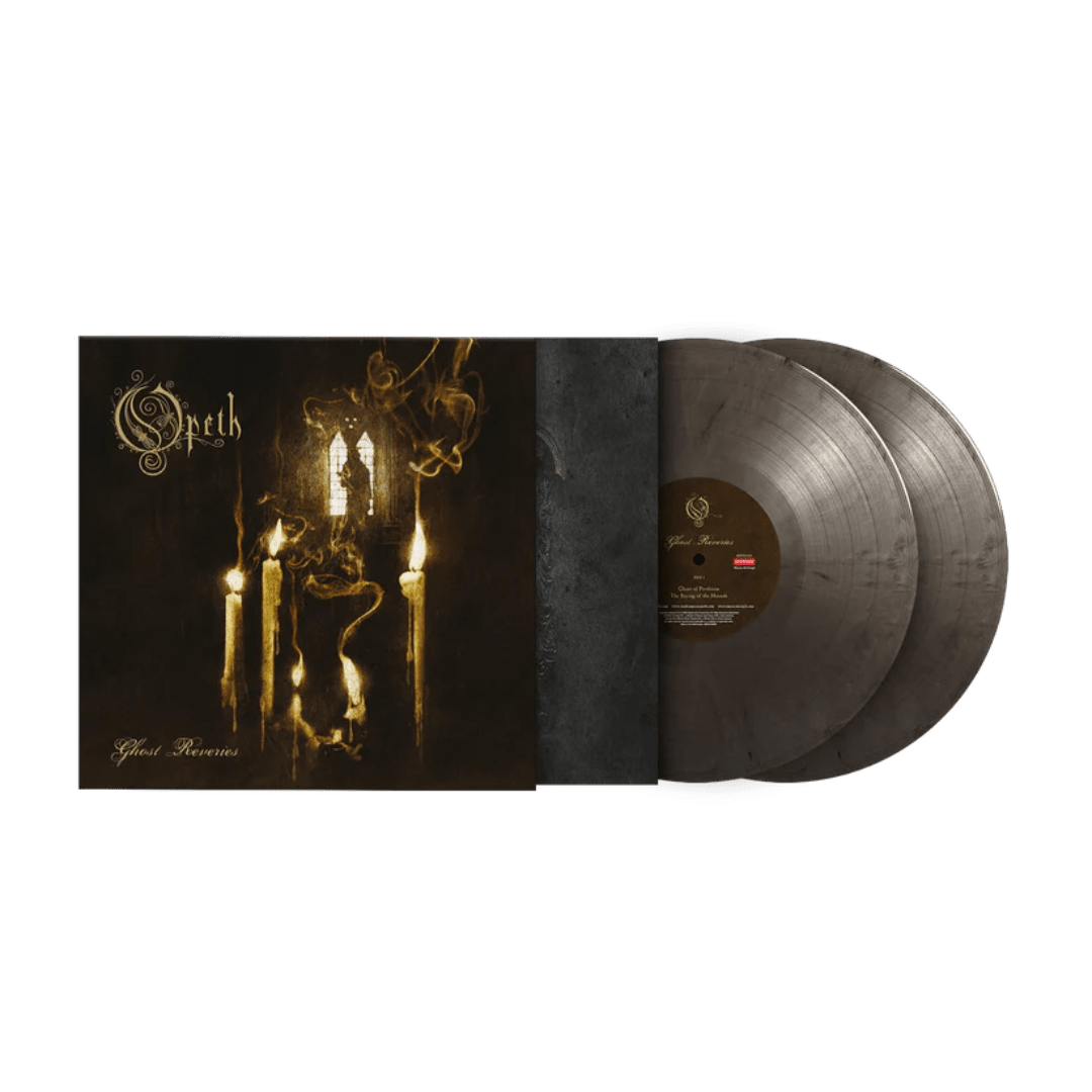 Opeth - Ghost Reveries (MOVLP2269S) 2 LP Set Black & Silver Marbled Vinyl cover