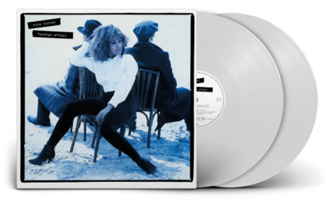 Tina Turner - Foreign Affair (9509345) 2 LP Set White Vinyl cover