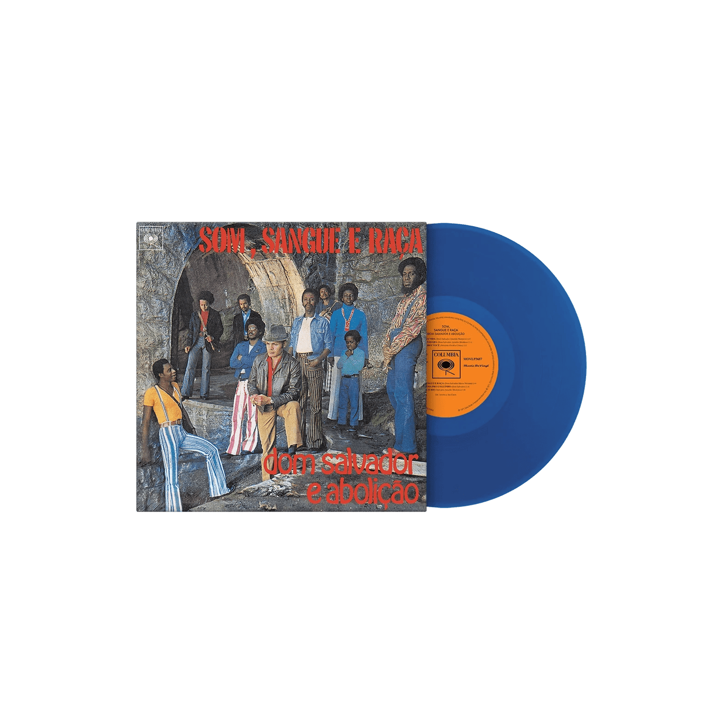 Dom Salvador & Abolicao - Som, Sangue e Raca (MOVLP3687B) LP Blue Vinyl cover