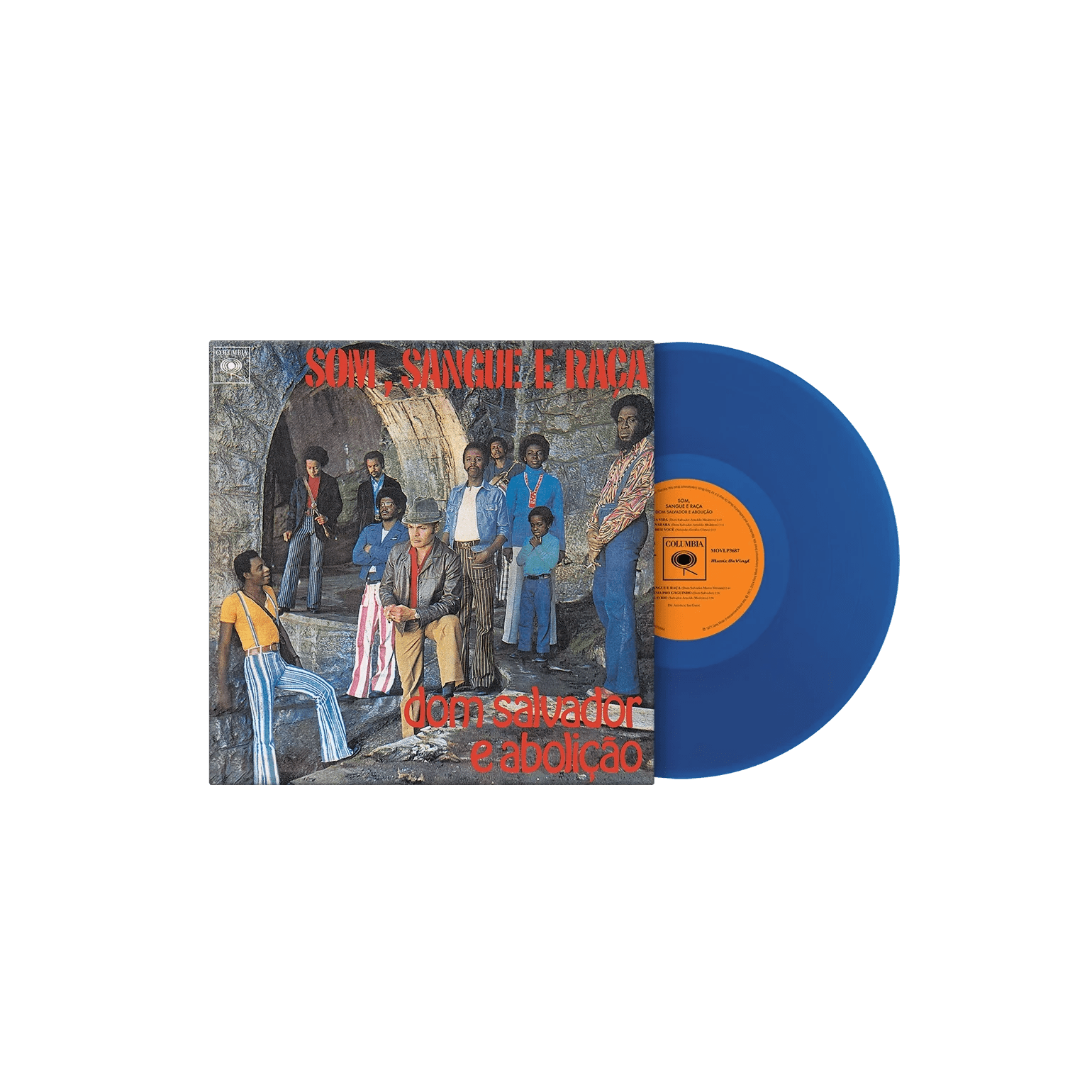 Dom Salvador & Abolicao - Som, Sangue e Raca (MOVLP3687B) LP Blue Vinyl cover