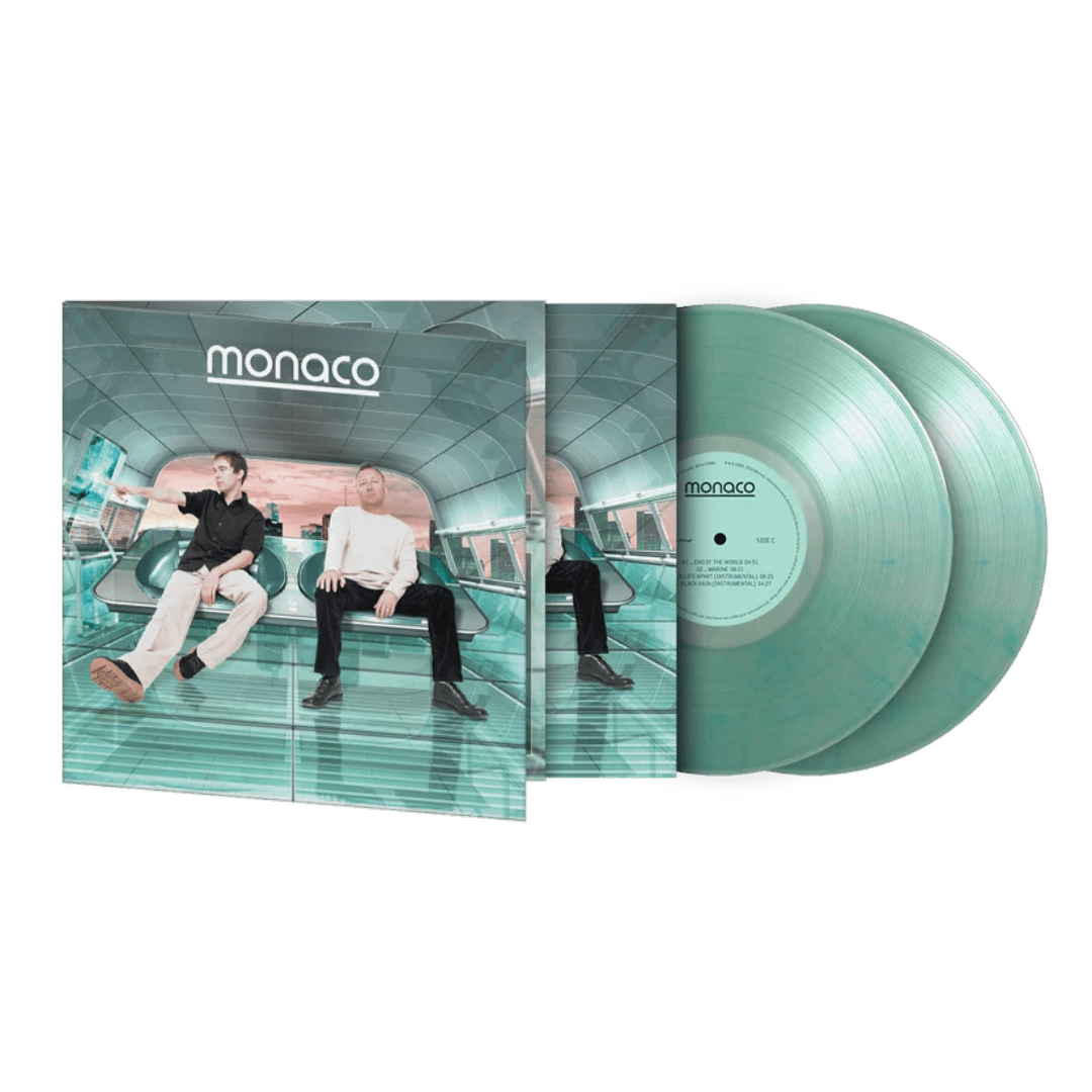 Monaco 2LP Minty Green vinyl by Monaco melodic alternative rock and synth-driven pop