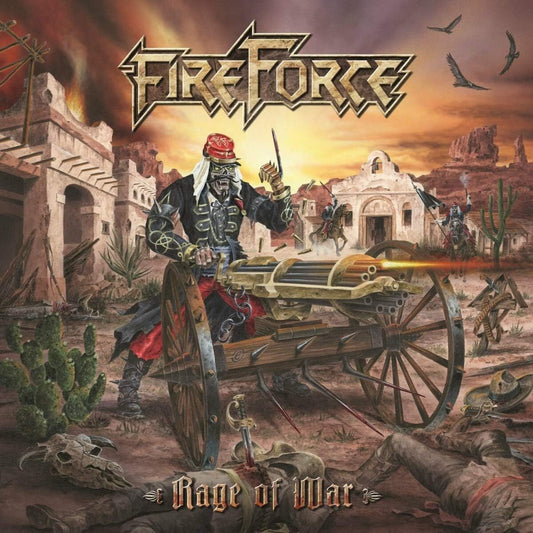 FireForce Rage Of War LP red vinyl high-energy European power metal album