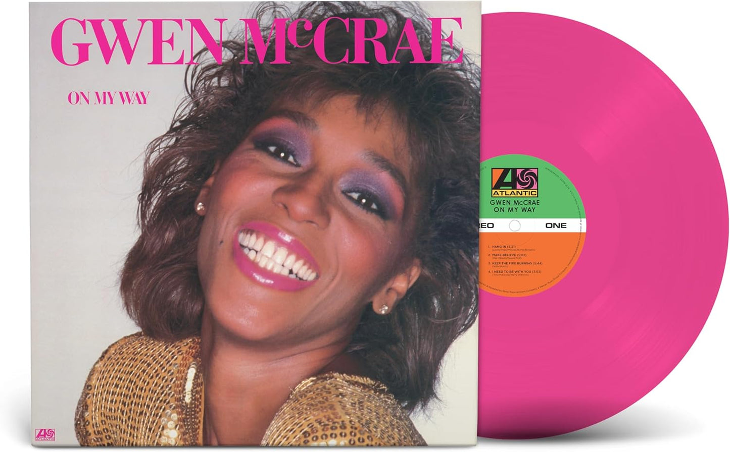 Gwen McCrae - On My Way (9781564) LP Pink Vinyl cover