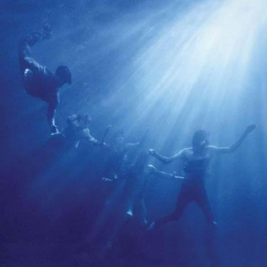 Foals – Total Life Forever recycled blue vinyl LP reissue with unique marbled colouring.