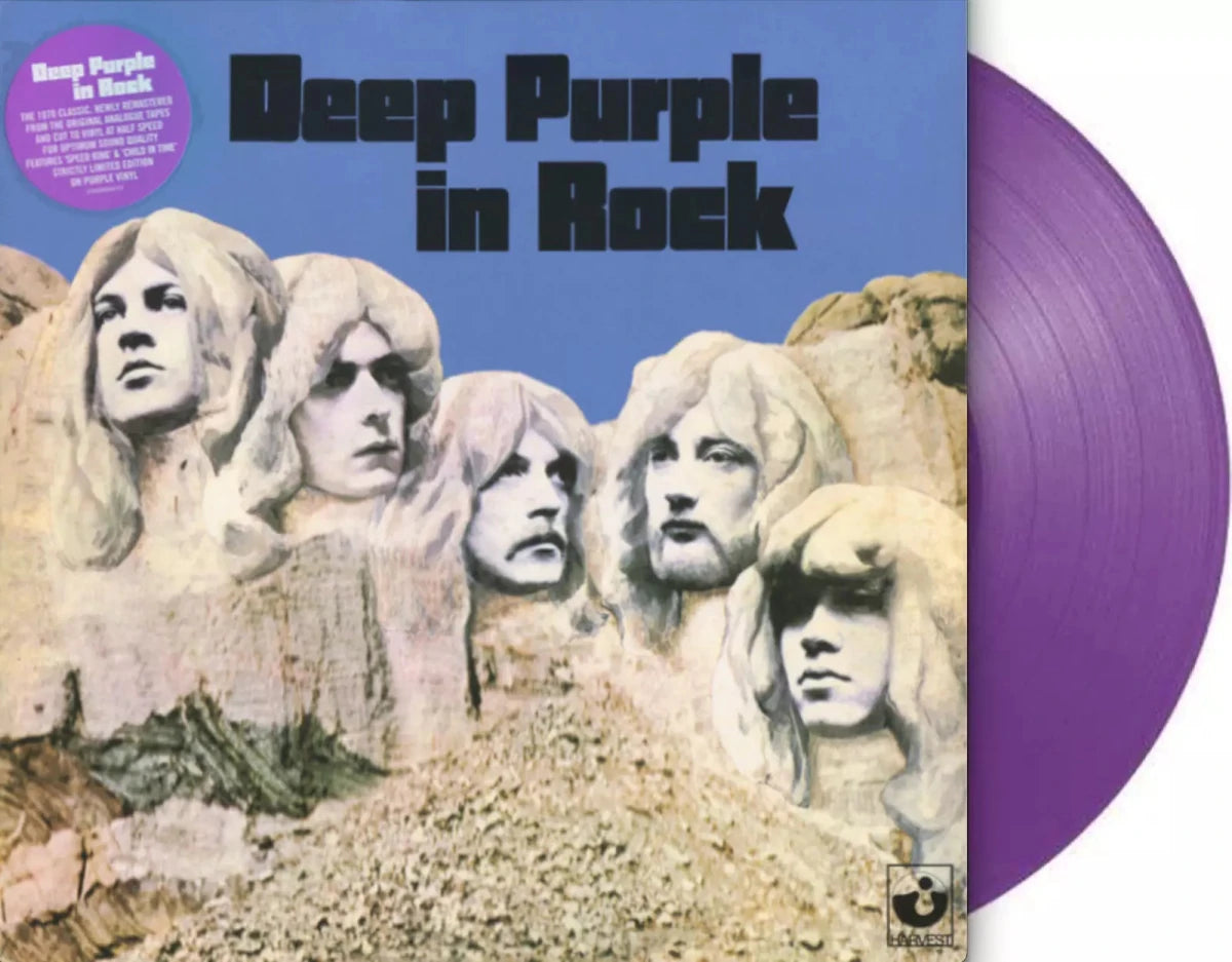 Classic Deep Purple In Rock reissue on heavyweight purple vinyl