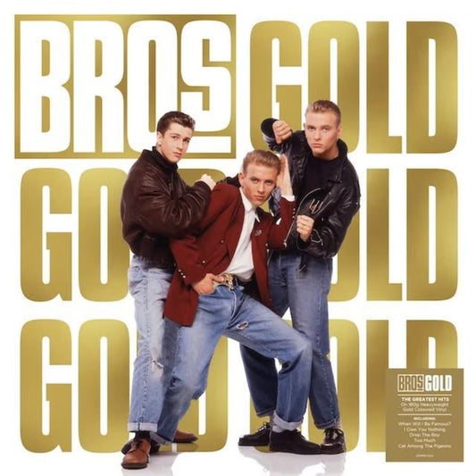 Bros Gold LP gold vinyl compilation of 1980s pop hits classic chart-toppers