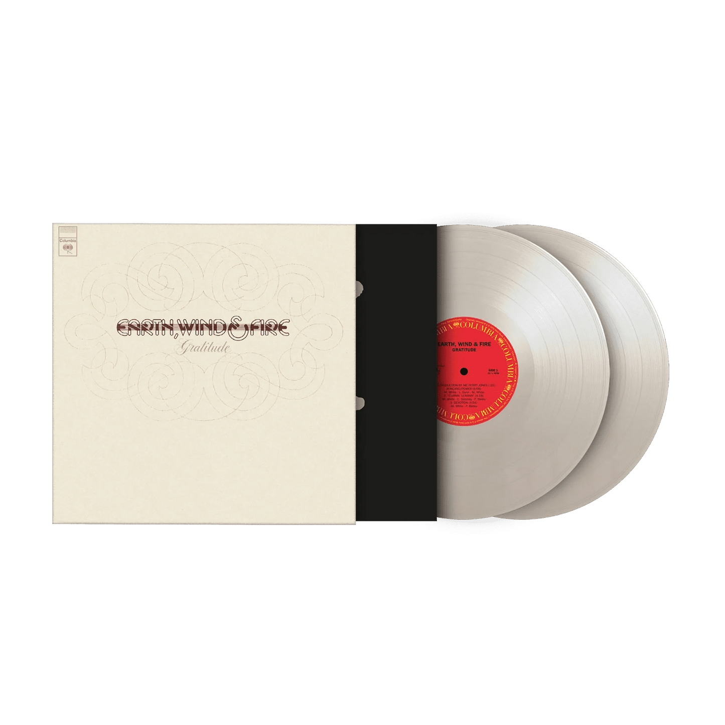 50th anniversary Gratitude vinyl with gatefold sleeve and linen laminate finish
