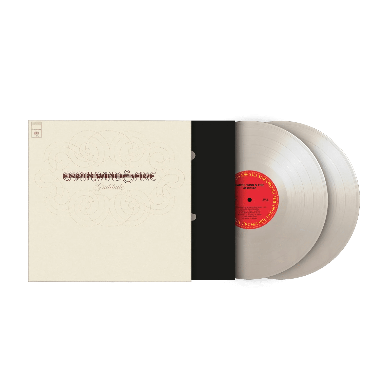 50th anniversary Gratitude vinyl with gatefold sleeve and linen laminate finish
