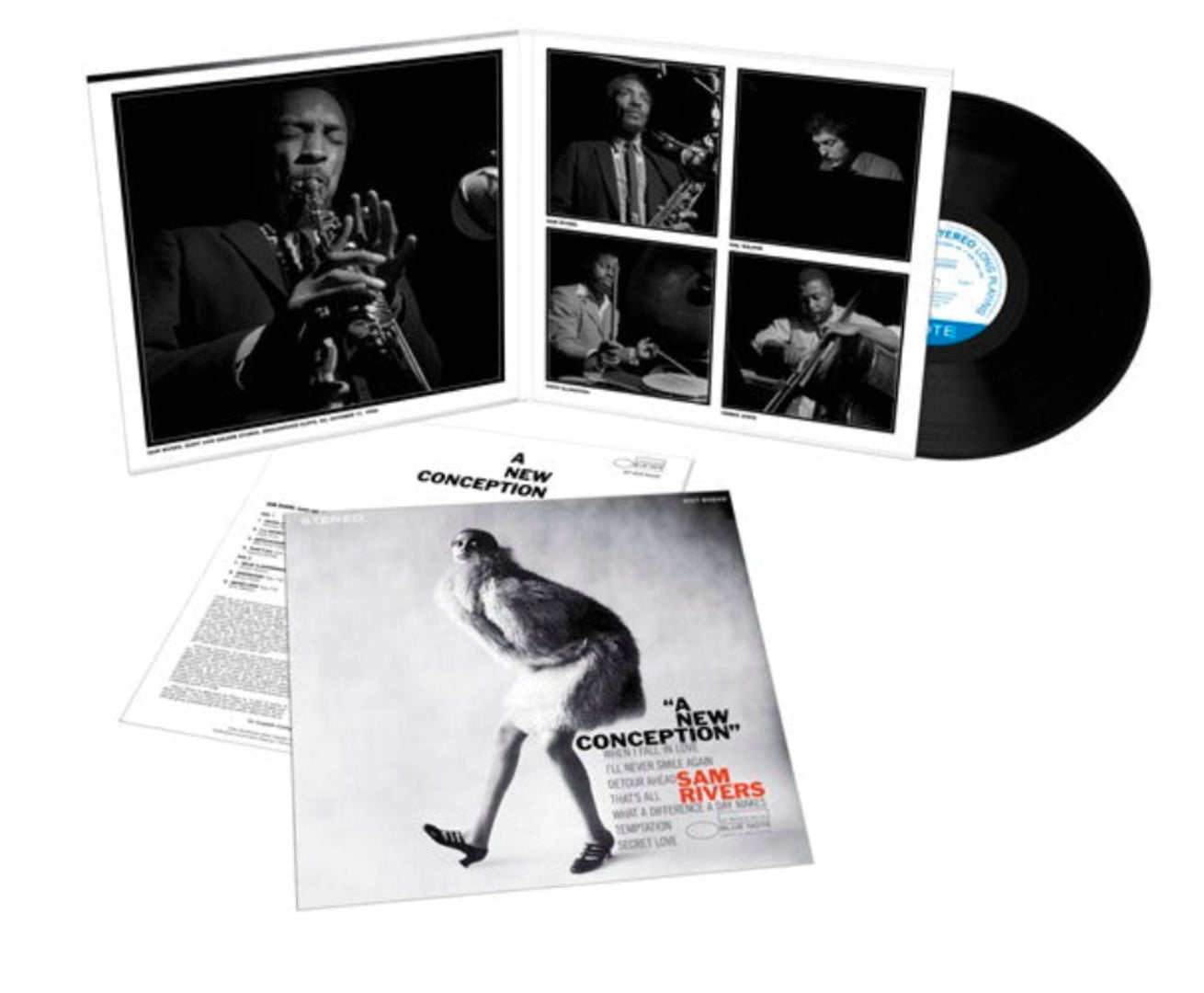 180g vinyl reissue of Sam Rivers’ standards album A New Conception on Blue Note