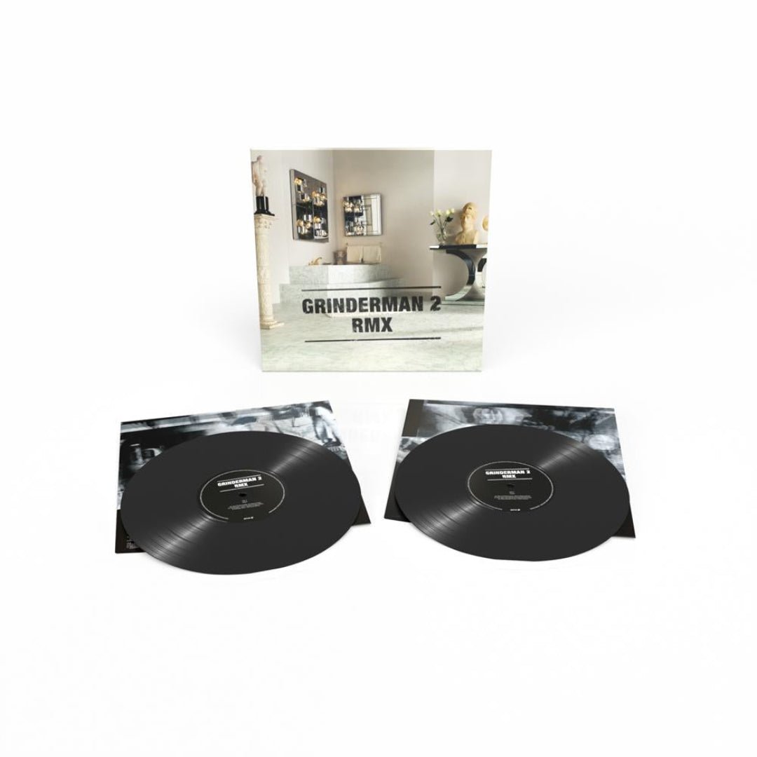 Double vinyl set of Grinderman – Grinderman 2 RMX featuring artist collaborations

