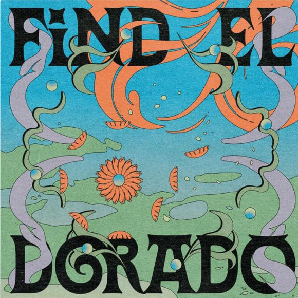 Front cover artwork of Paul Weller's Find El Dorado album on vinyl featuring abstract gold tones

