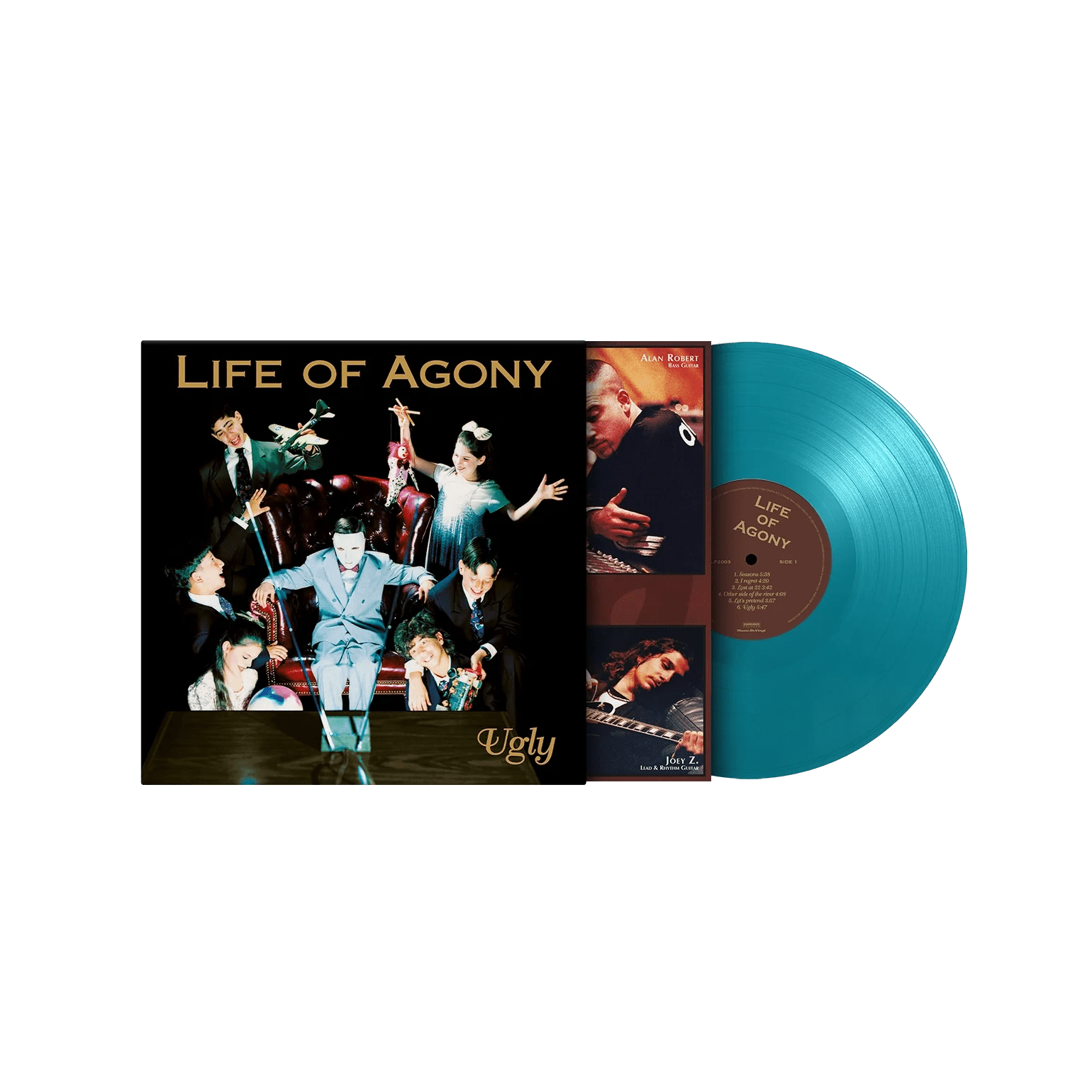 Life Of Agony - Ugly (MOVLP2003) LP Turquoise Vinyl cover 2
