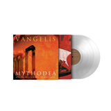 Crystal clear vinyl edition of Mythodea by Vangelis with deluxe packaging