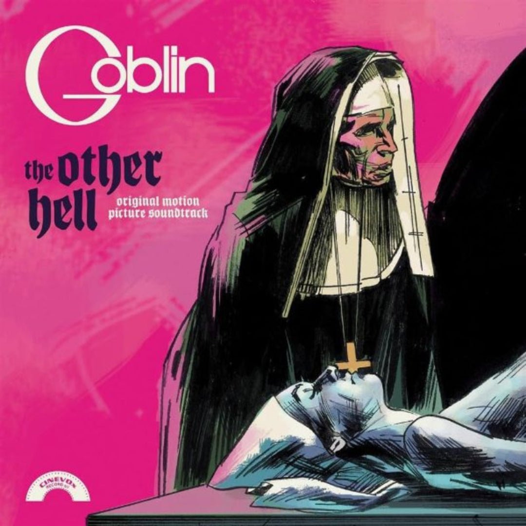 Goblin L'Altro Inferno soundtrack album cover featuring vintage horror art